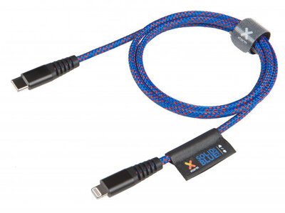 Xtorm Solid Blue Lightning naar USB-C&nbsp;kabel 1 meter