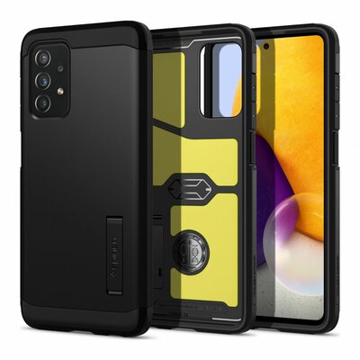 Spigen Tough Armor Galaxy A72 hoesje Zwart