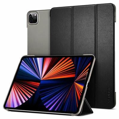 Spigen Smart Fold&nbsp;iPad Pro 2021 11 inch hoesje Zwart