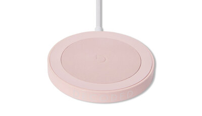 Decoded Leather MagSafe oplader Roze