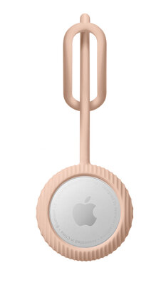 Native Union Curve AirTag loop hanger Peach