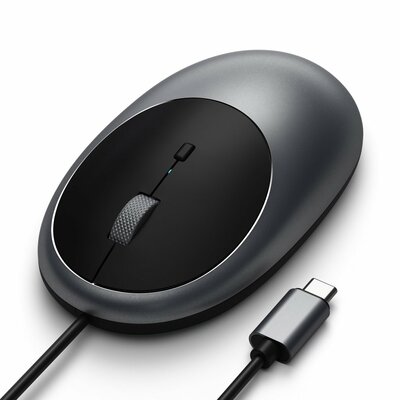 Satechi C1 USB-C bedrade optische muis Grijs