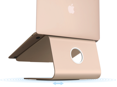 RainDesign mStand 360 draaibare MacBook standaard Goud