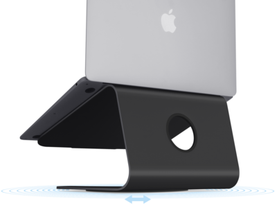 RainDesign mStand 360 draaibare MacBook standaard Zwart