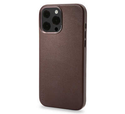 Decoded Leather iPhone 13 Pro Max backcover hoesje Bruin
