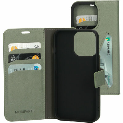 Mobiparts Classic Wallet iPhone 13 Pro Max hoesje Groen