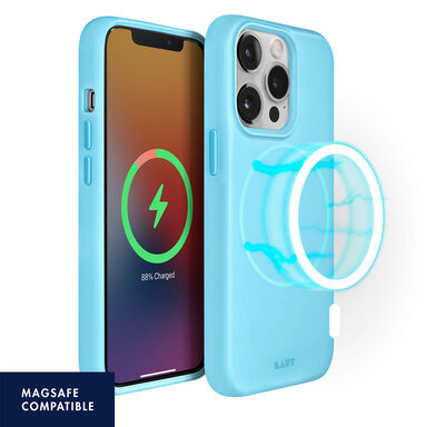 LAUT Huex Pastels MagSafe iPhone 13 Pro Max hoesje Blauw
