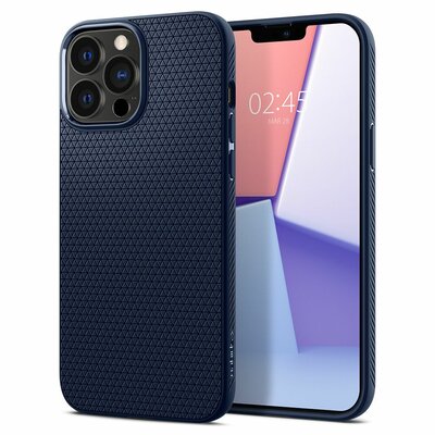 Spigen Liquid Air iPhone 13 Pro hoesje Navy