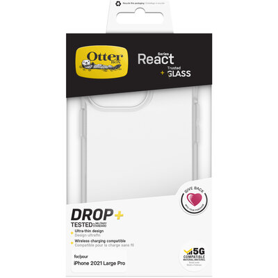 Otterbox React iPhone 13 Pro hoesje + screenprotector