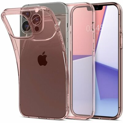 Spigen Crystal Flex iPhone 13 Pro hoesje Rose