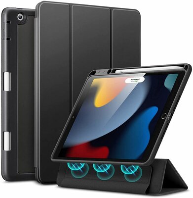  ESR Rebound Hybrid iPad 2021 / 2020 10,2 inch hoesje Zwart