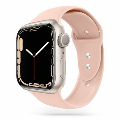 TechProtection siliconen Apple Watch 44 / 42 mm bandje Roze