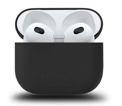 Decoded Siliconen AirPods 3 hoesje Zwart