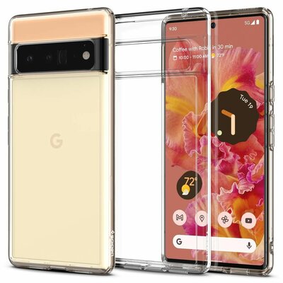 Spigen Ultra Hybrid Pixel 6 Pro hoesje Transparant