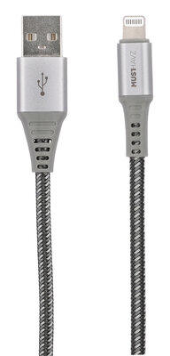 Musthavz USB-A naar Lightning kabel 1 meter Grijs