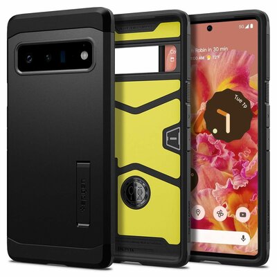 Spigen Tough Armor Pixel 6 Pro hoesje Zwart