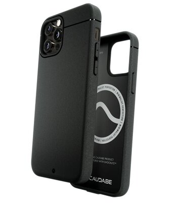 Caudabe Sheath MagSafe iPhone 12 Pro / iPhone 12 hoesje Zwart