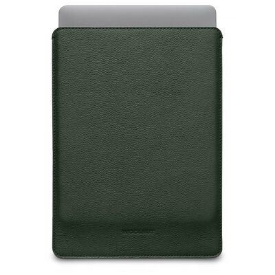 Woolnut Leather sleeve MacBook Pro 14 inch hoesje Groen