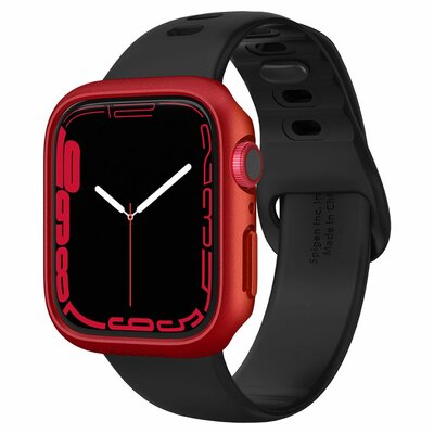 Spigen Thin Fit Apple Watch 45 mm hoesje Rood