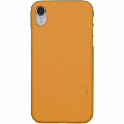 Nudient Thin Case iPhone XR hoesje Geel