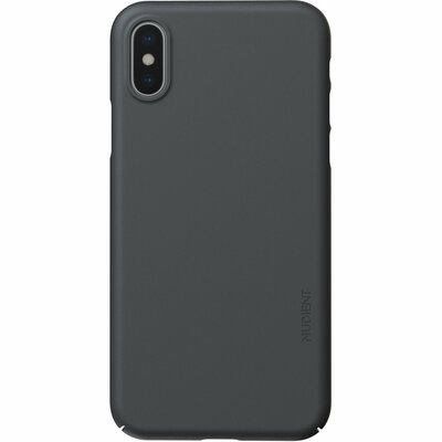 Nudient Thin Case iPhone XS hoesje Grijs