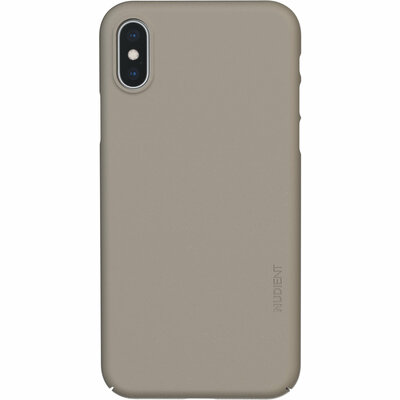 Nudient Thin Case iPhone XS hoesje Beige