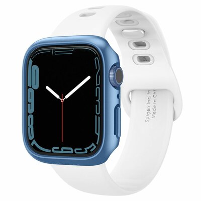 Spigen Thin Fit Apple Watch 45 mm hoesje Blauw