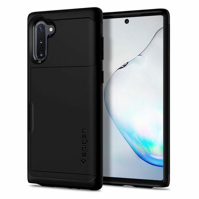 Spigen Slim Armor CS Galaxy Note 10 hoes Zwart