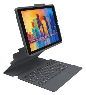 ZAGG Pro Keys TrackPad iPad 2021 / 2020 / 2019 toetsenbord hoesje Zwart