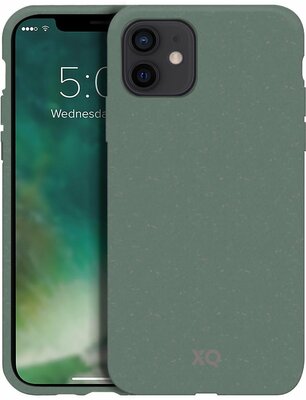 Xqisit Eco Flex milieuvriendelijk iPhone 12 Pro Max hoesje Groen