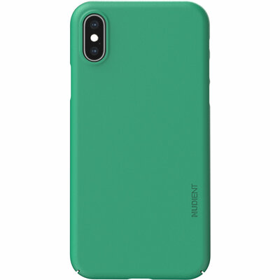 Nudient Thin Case iPhone XS hoesje Conda Groen