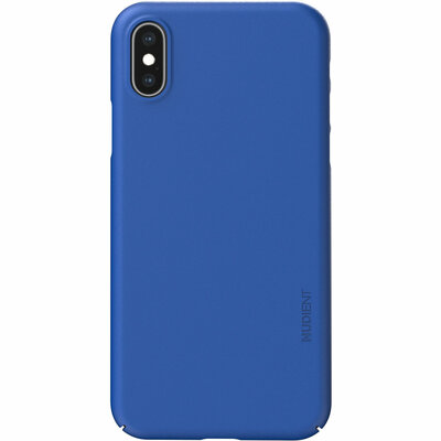 Nudient Thin Case iPhone XS hoesje Blueprint Blauw