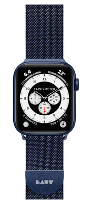 LAUT Steel Loop Apple Watch 41 / 40 / 38 mm bandje Blauw