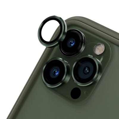 RhinoShield glazen iPhone 13 Pro / iPhone 13 Pro Max camera beschermer Groen