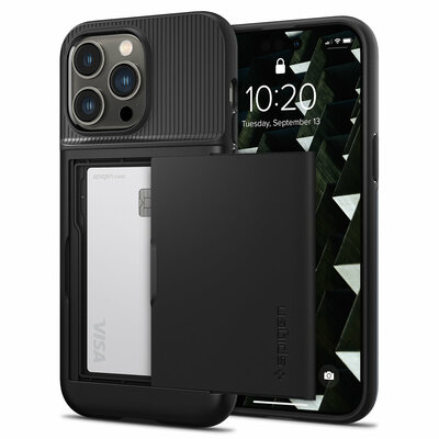 Spigen Slim Armor CS iPhone 14 Pro Max hoesje zwart