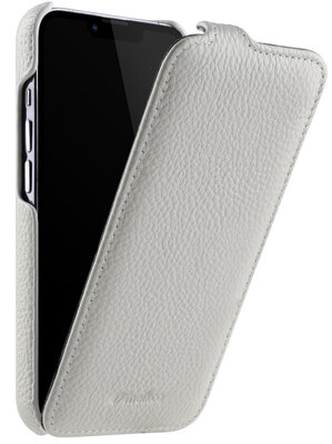 Melkco leren Jacka iPhone 14 Pro hoesje wit