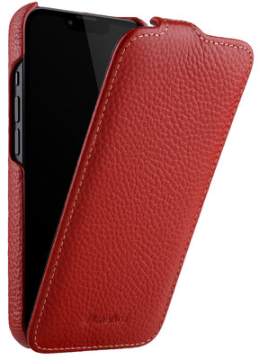 Melkco leren Jacka iPhone 14 Plus hoesje rood