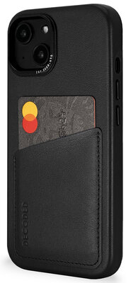 Decoded x Appelhoes leren iPhone 14 wallet hoesje zwart