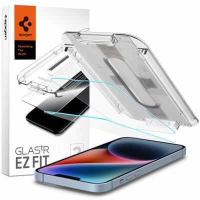 Spigen GlastR EZ Fit iPhone 13 / 13 Pro / 14 glazen screenprotector 2 pack