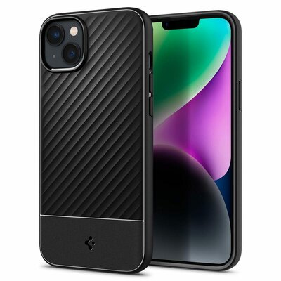 Spigen Core Armor iPhone 14 hoesje zwart