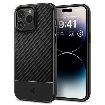 Spigen Core Armor iPhone 14 Pro hoesje zwart