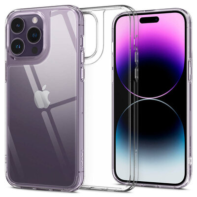 Spigen Quartz Hybrid iPhone 14 Pro hoesje transparant 