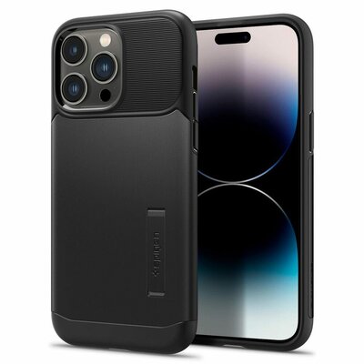 Spigen Slim Armor iPhone 14 Pro hoesje zwart