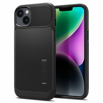 Spigen Slim Armor iPhone 14 Plus hoesje zwart