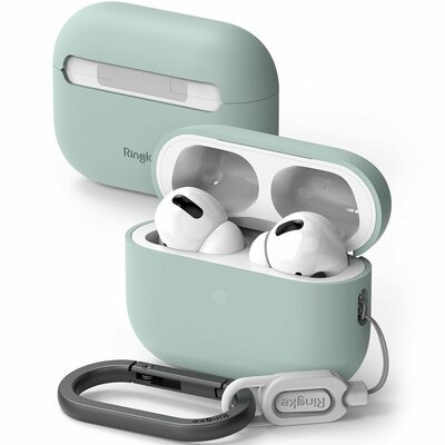 Ringke Silicone AirPods Pro 2 hoesje mintgroen