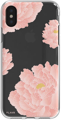 FLAVR iPlate iPhone X hoesje Peonies