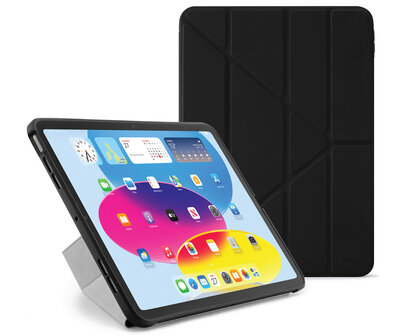 Pipetto Origami iPad 2022 10,9 inch hoesje zwart