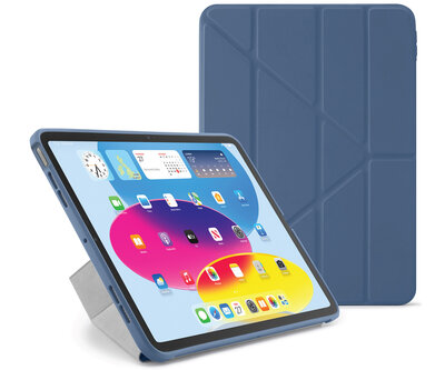 Pipetto Origami iPad 2022 10,9 inch hoesje navy