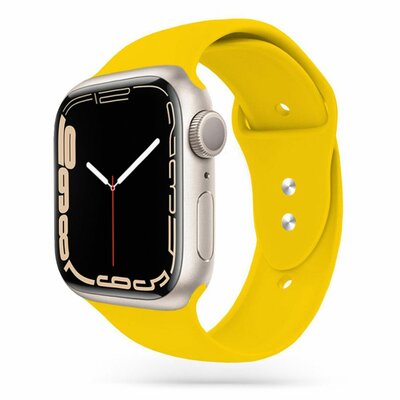 TechProtection siliconen Apple Watch 49 / 45 / 42 mm bandje geel