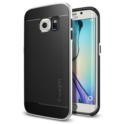 Spigen Neo Hybrid case Galaxy S6 Edge Silver